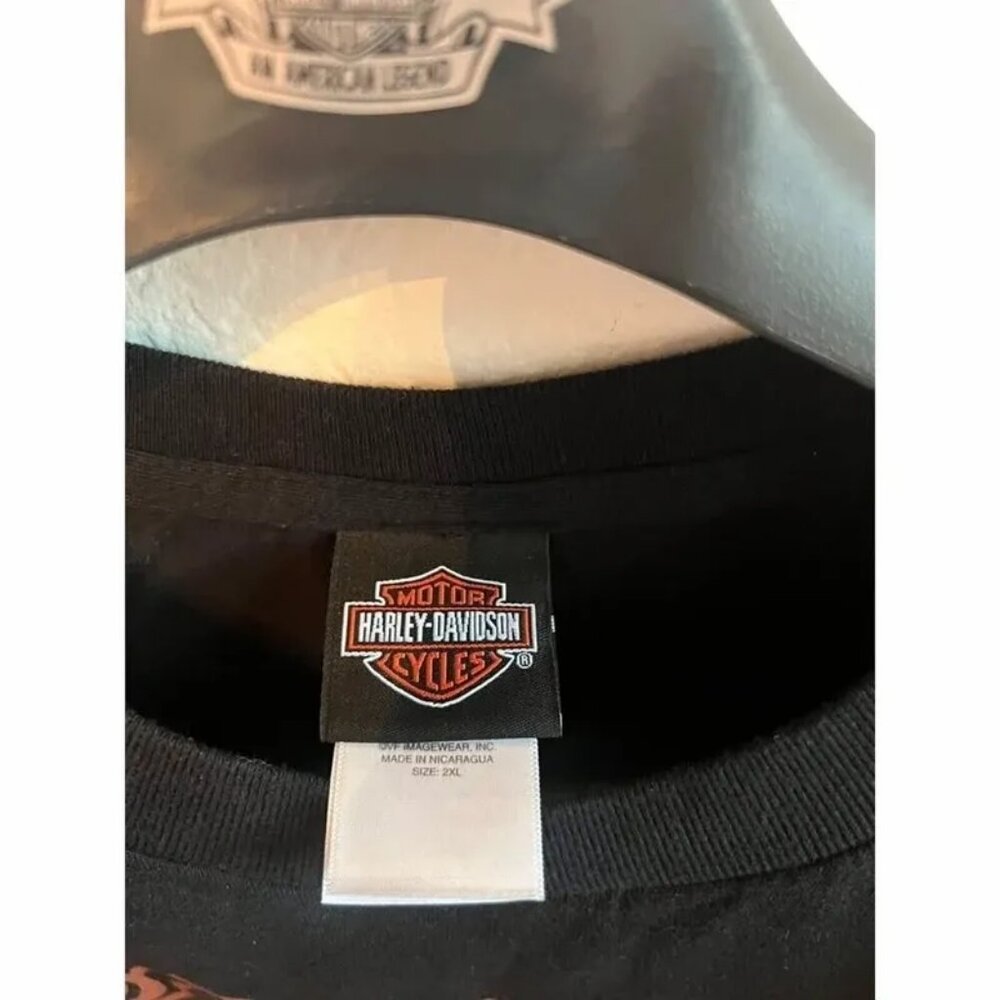 Men's Harley-Davidson Nags Head Black T-Shirt Size XXL 100% Cotton Graphic Shirt